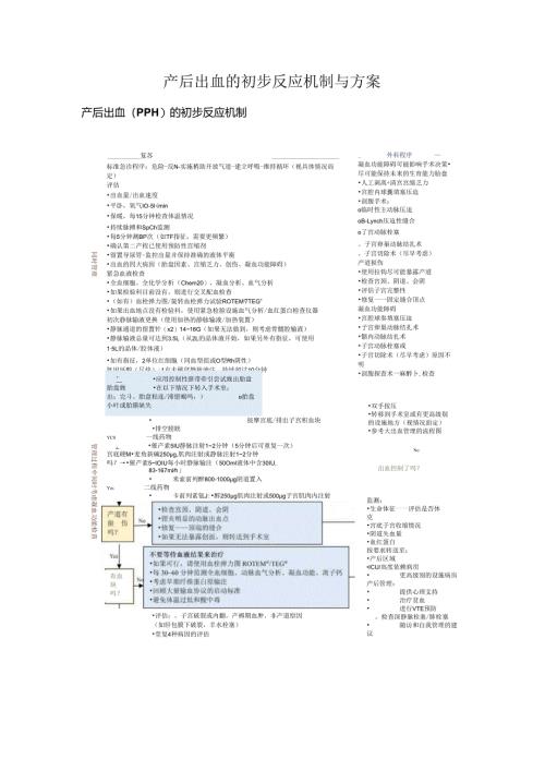 产后出血的初步反应机制与方案.docx